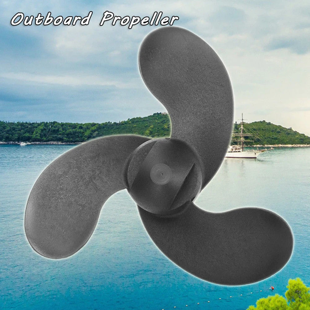 White Practical Easy Install Accessories Propeller Ship Durable Boat Outboard Replacement Aluminum Alloy 2HP For Yamaha