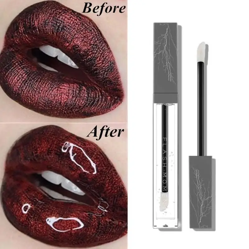 FlashMoment Lip Gloss Moisturizer Plumper Waterproof Lipgloss Makeup Clear Liquid Transparent | Красота и здоровье