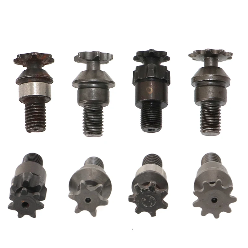 M10 t8f 6t/7t 25h 7t/9t gearbox cylinder clutch sprocket front chain for 2 stroke 47cc 49cc pocket bike mini kids atv |
