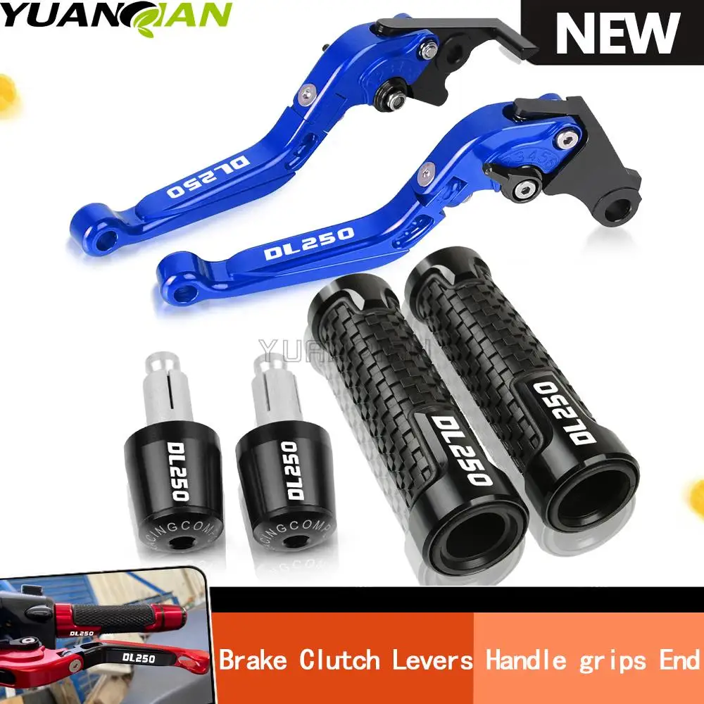 

Регулируемый тормозной рычаг сцепления для мотоцикла SUZUKI V-STROM DL250 2017-2018 vдополнительный DL 250, руль 22 мм, ручки, набор наконечников