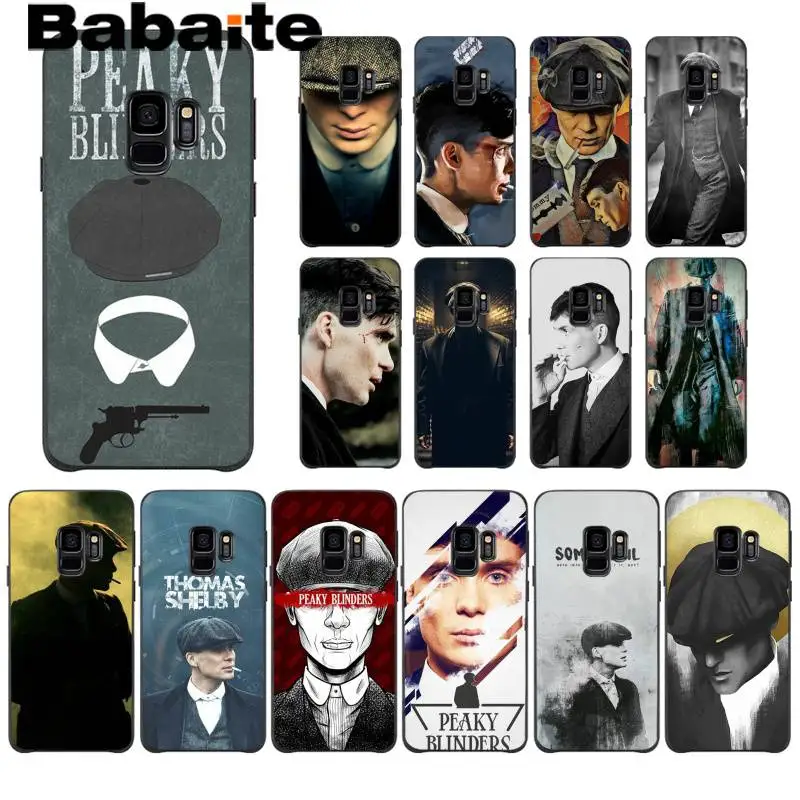 

Babaite Sharp Visors Coque PEAKY BLINDERS Customer High Quality Phone Case For Samsung GALAXY S9 plus S3 S6 7 8 9 S10 E S9
