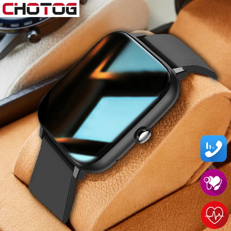 2021 Bluetooth Call Sport Smart Watch 1.54 Inch Big Screen Customize Wallpaper Smartwatch Men Women Heart Rate Monitor Watches