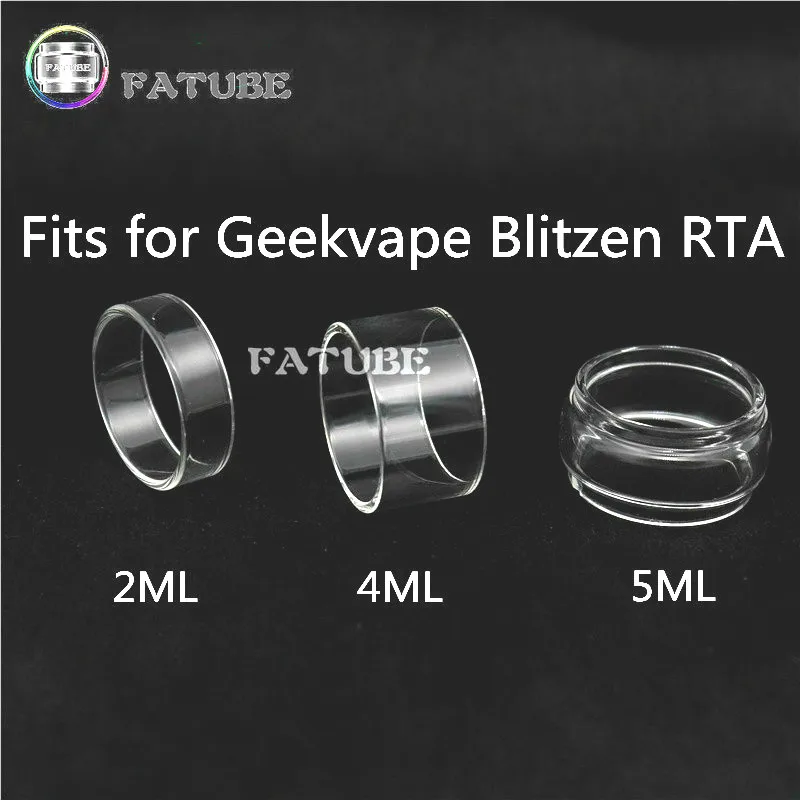 3 шт. FATUBE bubble glass аксессуары для сигарет Geekvape Blitzen RTA 2 мл/4 мл/5 мл