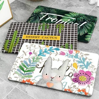

Door Mat Residential Carpet Toilet Absorbent Bathroom Non-Slip Mat Easy to Clean 40X60cm