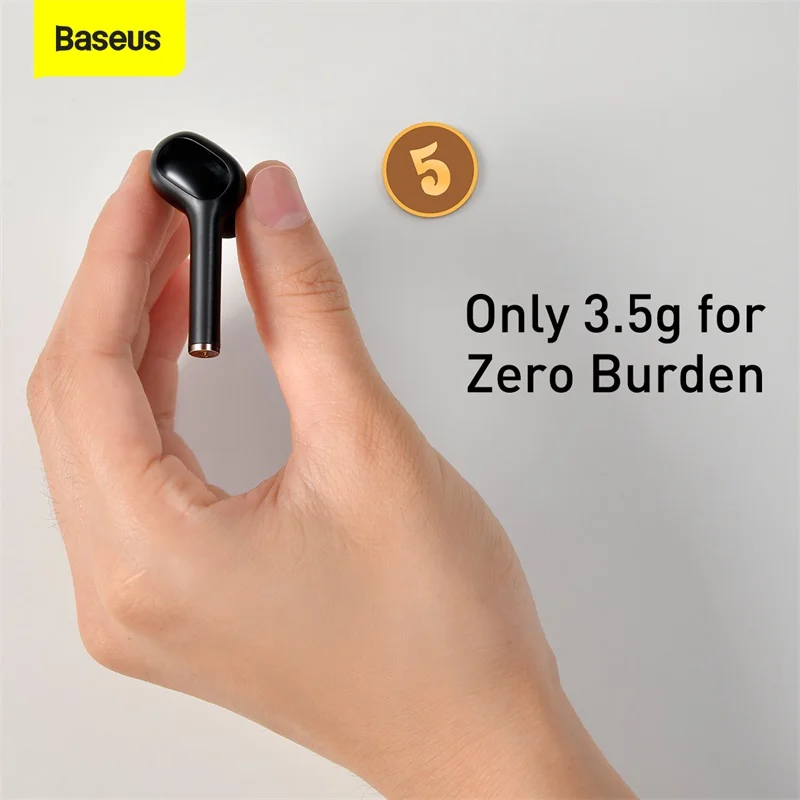 Baseus W06 TWS True Wireless Bluetooth Earphone For iPhone 12 Pro Max Sport HD Stero In Earbuds Headset Earphones APTX Earpiece