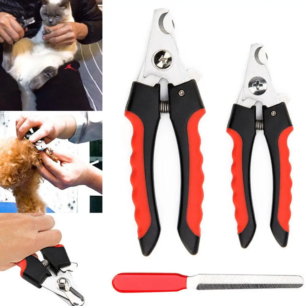 HobbyLane Stainless Steel Pet Nail Claw Clippers Trimmer Scissors Grooming Cutters for Pet Dog