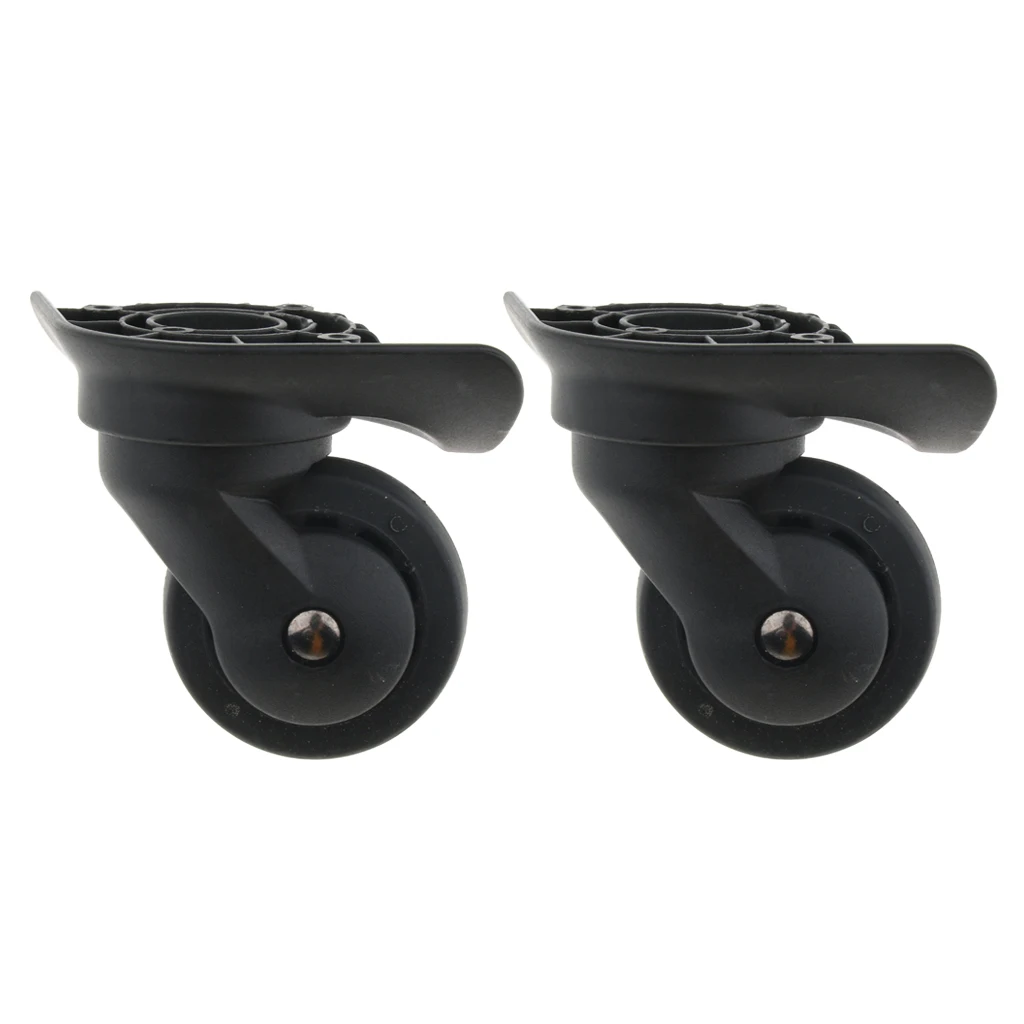 1 Pair Swivel Suitcase Luggage Wheels Replacement Casters For Travel