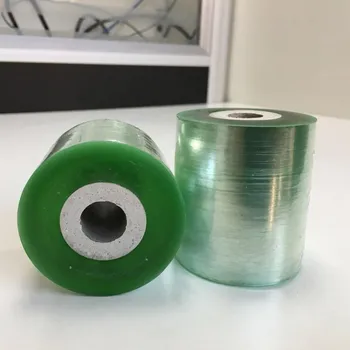 

60mm width Wrapping Film Thin PE Industrial Packing Film Self Adhesive Stretch Film Plastic Strapping Film PVC Wire Film