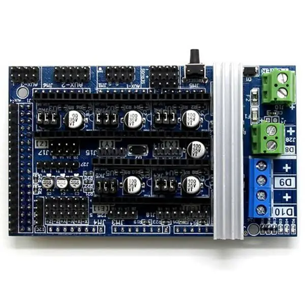 Ramps 1,6 расширительный контроль части 3d принтера Ramps 1,4 1,5 панель управления с радиатором обновленная для arduino 3d плата принтера