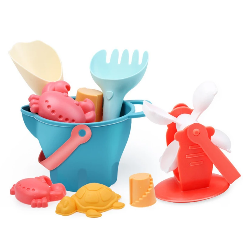 Summer Toy Sand-Toys-Set Castle Beach Shovel-Tools Mold Playing Bath-Water Kids Portable
