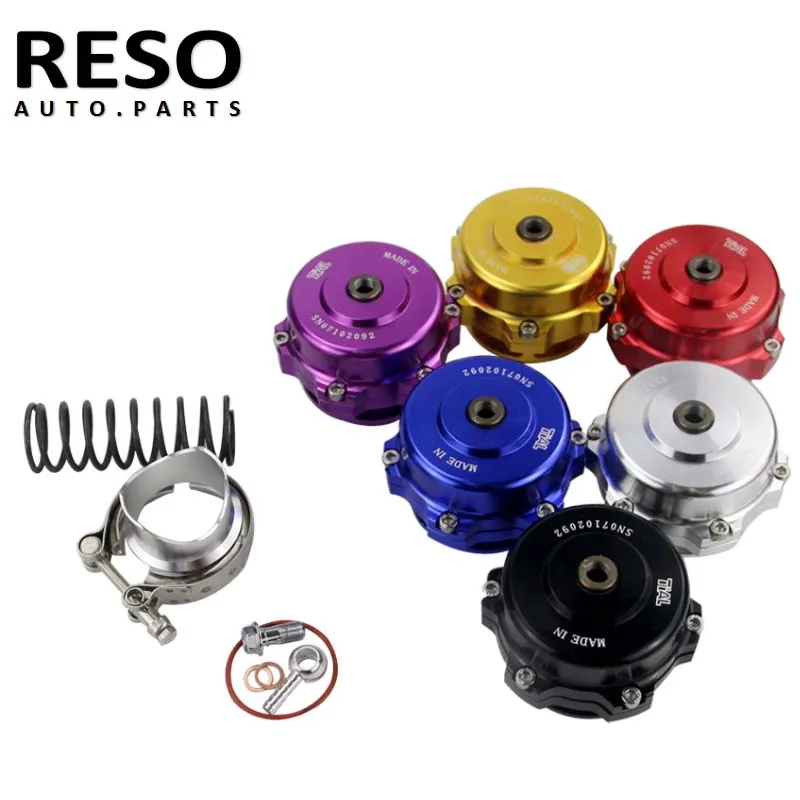RESO-Универсальный 50 мм V-Band предохранительный клапан BOV Q Typer с сварки на алюминиевом фланце 35 PSI