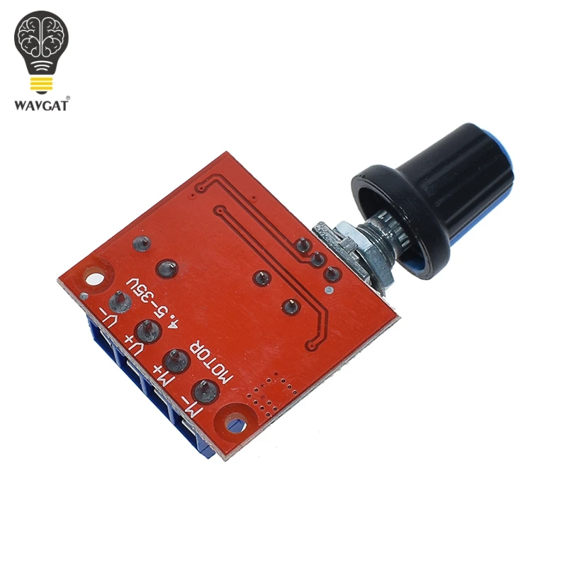 Мини 5A 90W PWM 12 вольтового источника электропитания постоянного тока Скорость Управление; модуль DC-DC 4,5 V-35 V Регулируемый Скорость контроль регулятора переключатель регулятора 24V