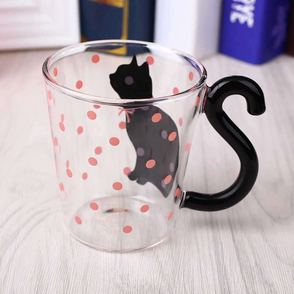 Creative Animal Cartoon Cat Designed Bottle Cups Kitchenware Barware Mug