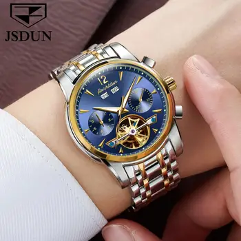 

Mens watches top brand luxury Luminous waterproof decoration tourbillon mechanical watch for men