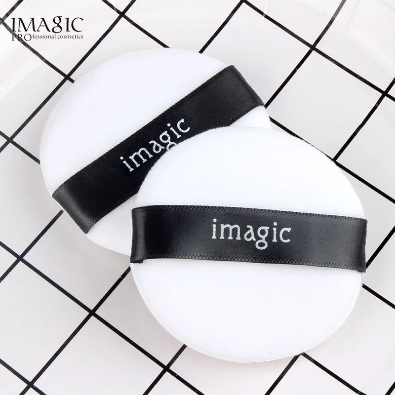 

imagic Portable Practical Sterile Lady's Face Powder Puff Foundation plant fibre Soft Cosmetic Puff