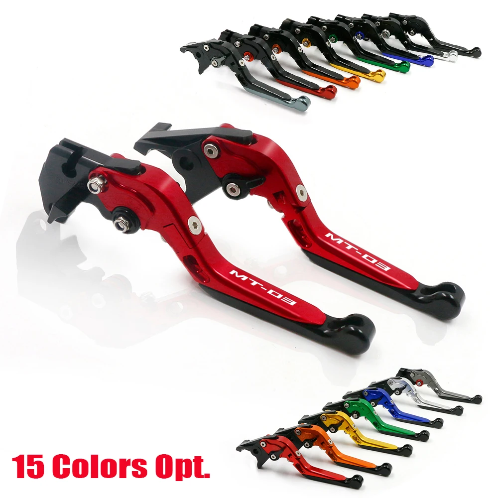 

For YAMAHA MT-03 MT03 MT 03 2015 2016 2017 2018 2019-2021 Motorcycle Accessories Aluminum Folding Extendable Brake Clutch Levers