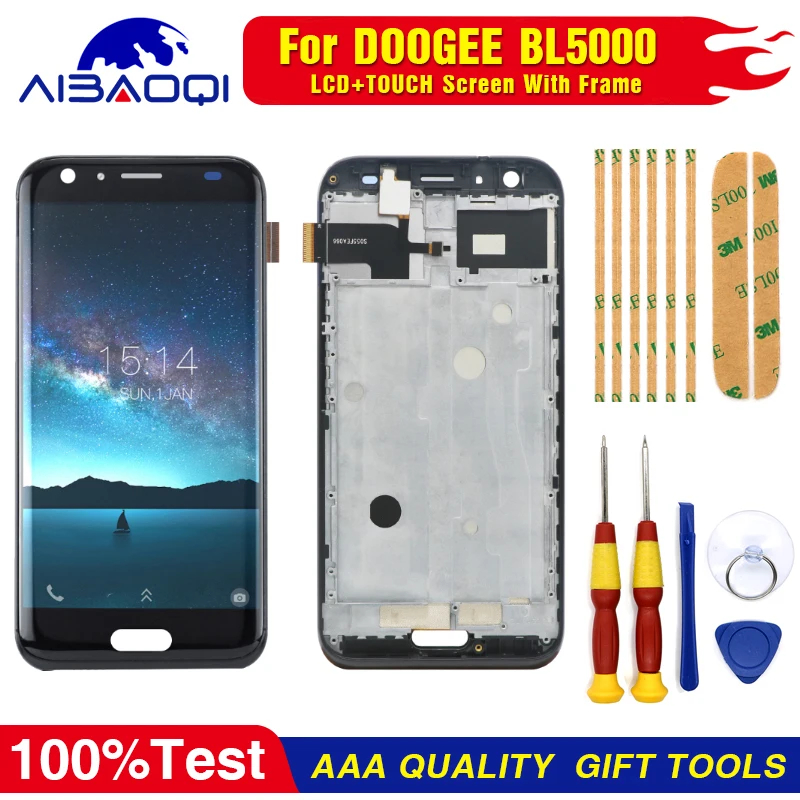 Новый оригинальный сенсорный экран Для DOOGEE BL5000 ЖК-дисплей дигитайзер в сборе с