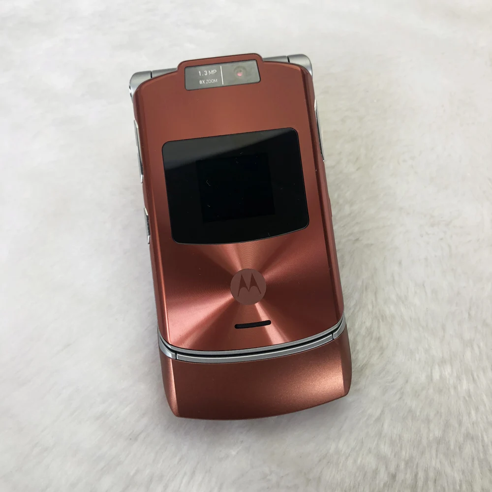 Мобильный телефон Motorola RAZR V3xx 1.3MP 2G 3g разблокированный мобильный телефон Motorola V3xx использованный мобильный телефон