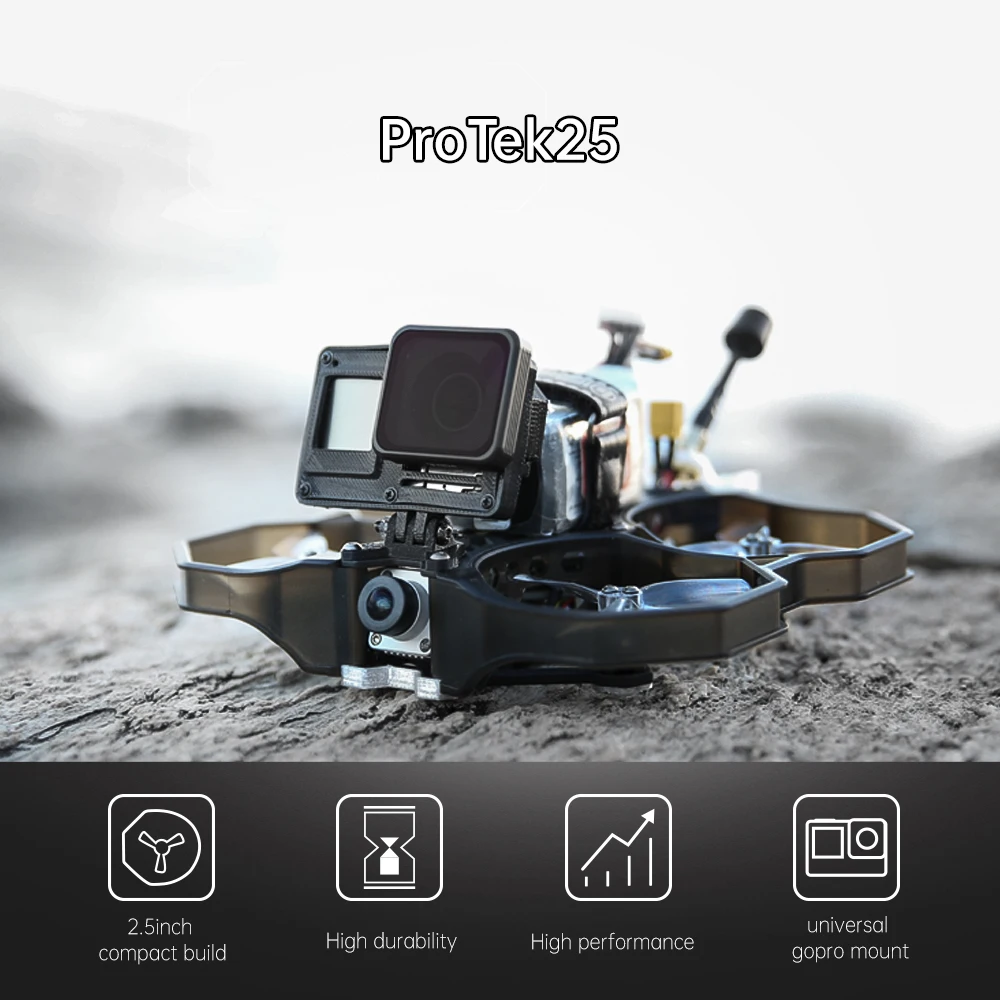 iFlight ProTek25 FPV Drone, ProTek25 2.Sinch universal compact build High durability High performance gopro