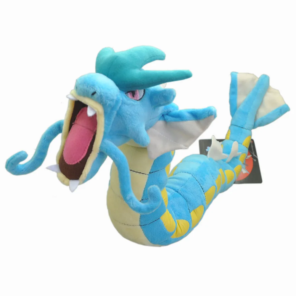 10/лот 2 стиля Gyarados Синий Красный 2" плюшевые куклы мягкие вечерние подарки для детей мягкие игрушки - Цвет: Blue