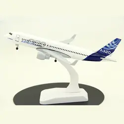 20 см 1/400 масштаб самолета Модель самолета Airbus A320 NEO прототип с колесом пассажирский самолет модель сплав литые игрушки подарки