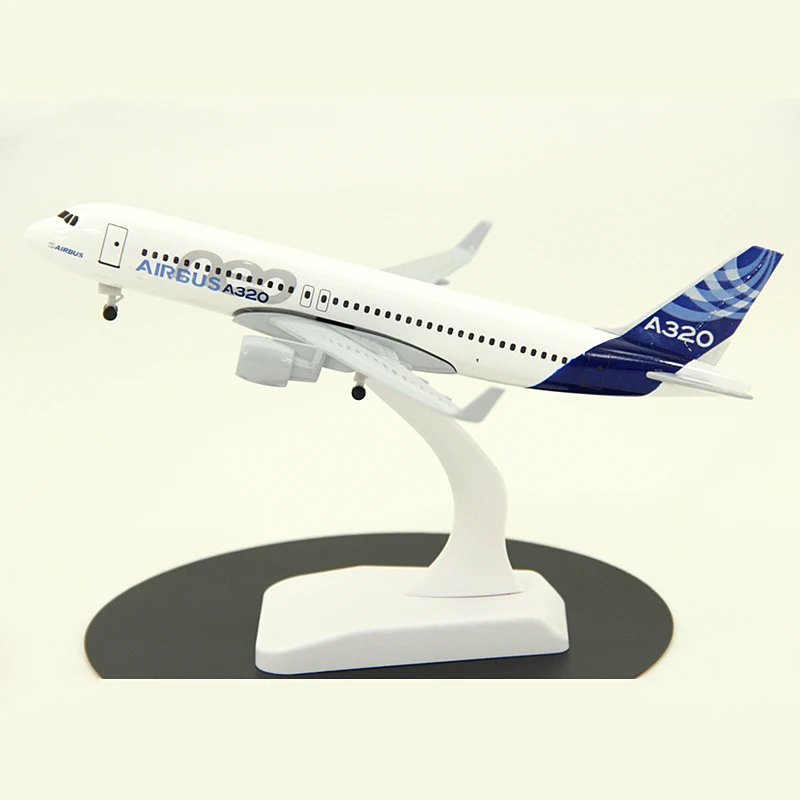 

20CM 1/400 Scale Airplanes Aircraft Model Airbus A320 NEO Prototype With Wheel Passenger Plane Model Alloy Diecast Toys Gifts