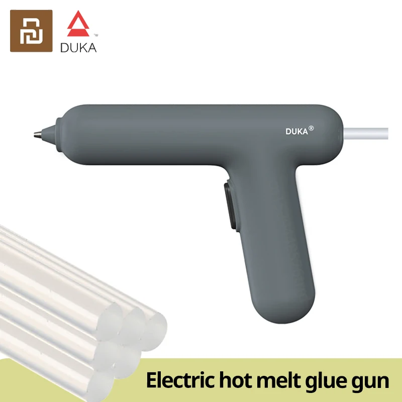 Xiaomi DUKA EG1 Electric Cordless Hot Melt Glue Gun Fast Heating Overflow Protection Mini Repair DIY Tool Rechargeable | Электроника