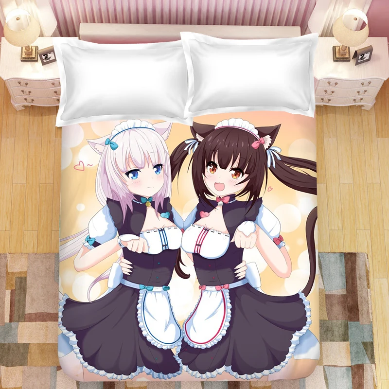 Jogo nekopara 3d jogo de cama capas