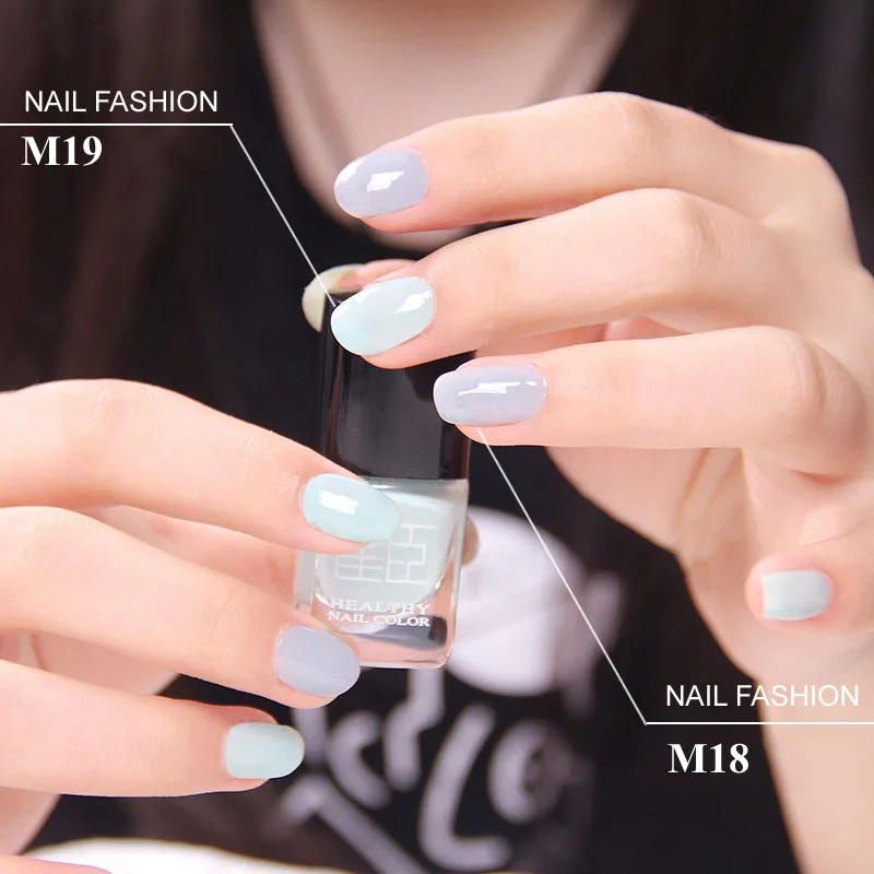 m19-m18 2 шт Peelable лак для ногтей нетоксичный экологичный безопасный быстрый сухой лак для ногтей на водной основе MH88 - Цвет: m19-m18