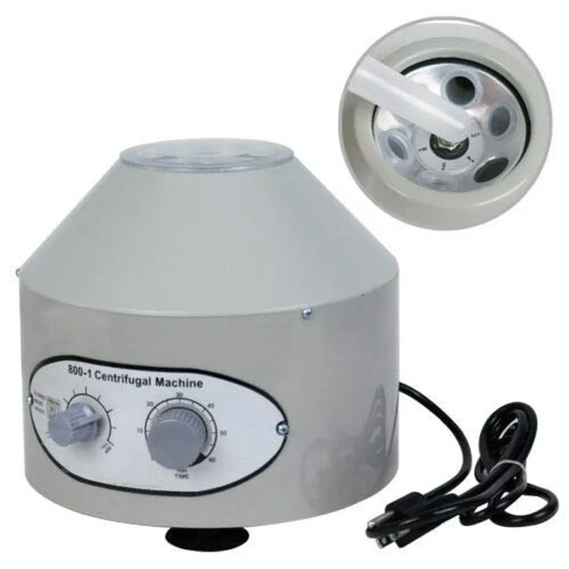 Desktop Low Speed Electric Medical Laboratory Plasma Separator Centrifuge Machine with Timer Control Lab Rotor 800-1