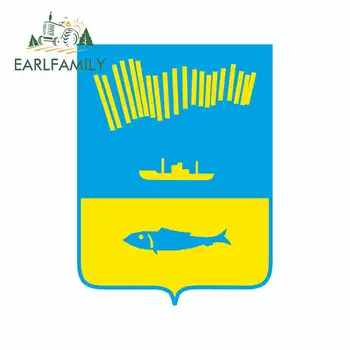

EARLFAMILY 13cm x 9.8cm for Murmansk Car Stickers Bumper Window Vinyl Car Wrap Personality Creative Decals Vinyl Material