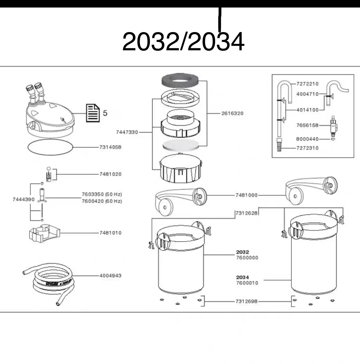 EHEIM EXTERNAL CANISTER FILTERS ecco pro Spare parts