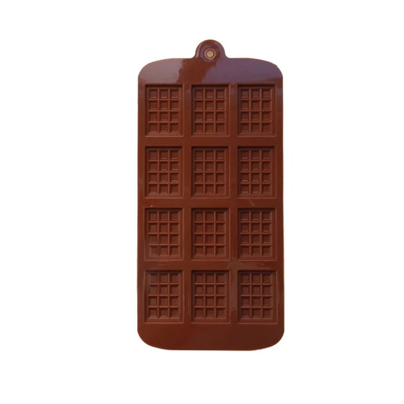 

DIY Silicone Chocolate Mold Waffle Pudding Mold Baking Tools Ice Tray Cake Decor Home Kitchen Baking Tool