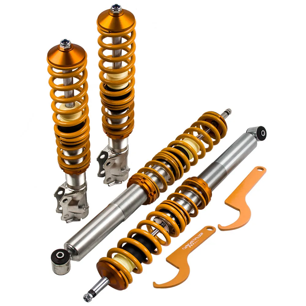 Набор Coilover регулируемая подвеска понижающая удар комплект для VW MK2 MK3 GOLF JETTA Absobers