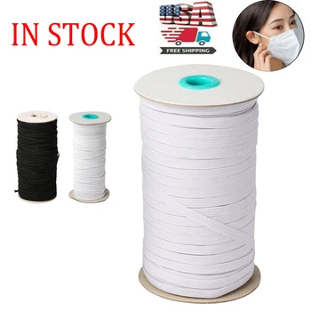 

Household 200 Yards Length DIY Braided Elastic Band Cord Knit Band Sewing Braided Elastic Band Cord for Sewing Bedspread Tool