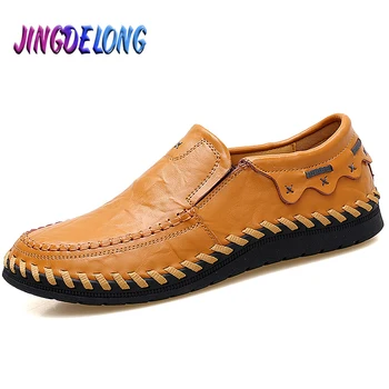 

2020 Fashion New Mens Shoes Handmade Men's Casual Shoes Quality Leather Male Office Footwear Loafers Comfortable Man Footwear
