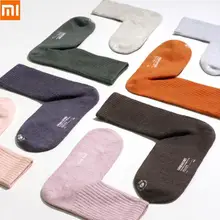 Xiaomi для мужчин wo для мужчин зимние толстые чулки средняя труба эластичные чёсаный хлопок теплые и дышащие носки