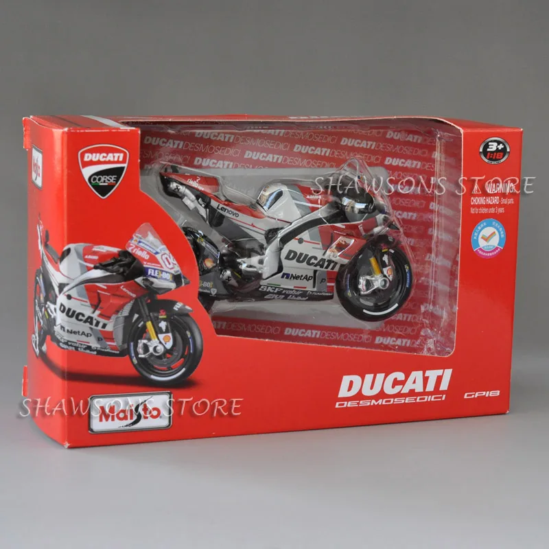 1:18 весы литая модель мотоцикла игрушки Maisto Ducati Desmosedici GP18 Спорт гоночный велосипед