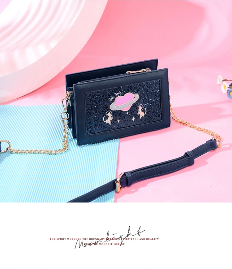

2019 new casual fashion cartoon pattern single shoulder bag designed for girls with high quality