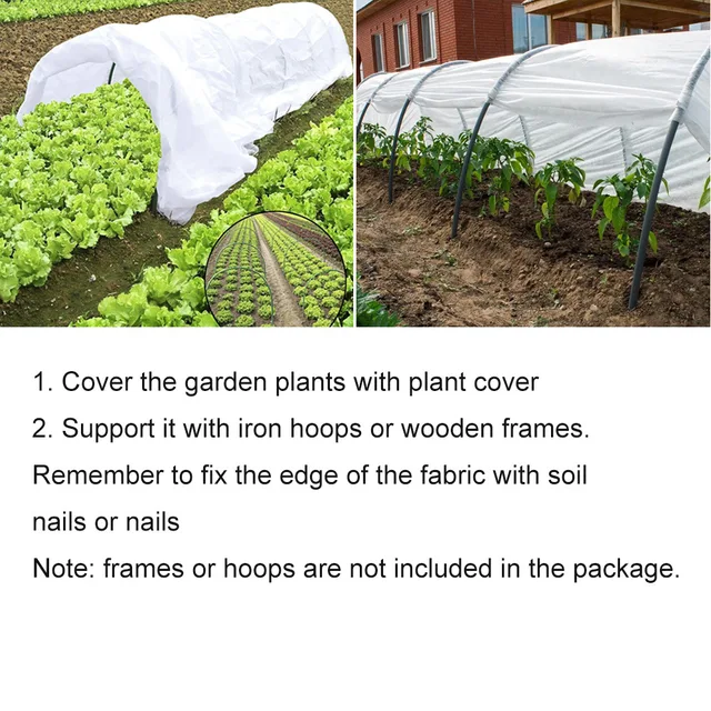 1,6*30 M Nem Szőtt Növénytáska Növényvédő Zsák Téli Növényi Hideg És Fagyvédelem Borító - Image 4
