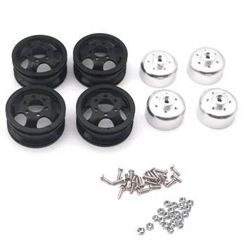 

Upgrade Metal Wheel Rim Kit Wheel Hub for WPL B1 B-1 B14 B-14 B16 B-16 B24 B-24 C14 C-14 B36 with Screws RC Truck RC Car Parts,B