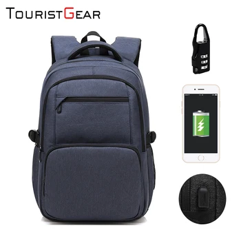 

Men's anti theft Backpack USB Notebook School Bags for boys waterproof Business 15.6 inch laptop backpack women mochila escolar