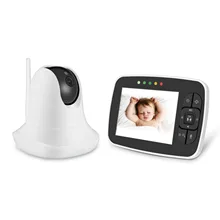 3 5 cal wysokiej rozdzielczości niania elektroniczna Baby Monitor widzenie nocne z wykorzystaniem podczerwieni bezprzewodowy wideo dla dzieci Monitor do spania z zdalna kamera typu Pan-Tilt-Zoom tanie i dobre opinie HAIMAITONG wireless Wideo i Audio 480tvl CN (pochodzenie) color CMOS Odbiornik wielokanałowy Domofon Przypomnienie o czasie karmienia