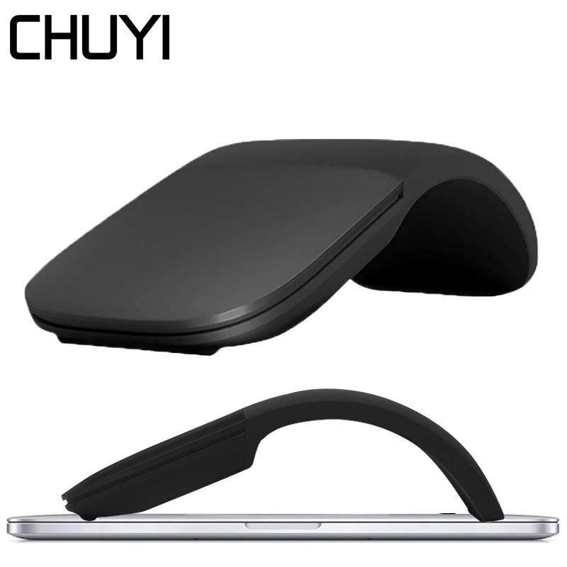 Бесшумная Беспроводная Мышь Arc Touch Roller USB портативная мышь ультратонкая