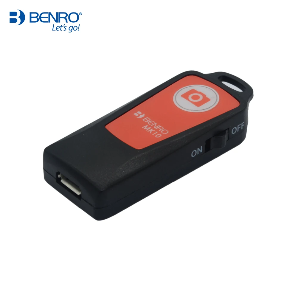 Camera Remote Shutter Button Camera Remote Shutter Release Benro MK10B Remote Control For MK10 SC1 Selfie Stick Universal Wireless Bluetooth Controller Rechargeable For Tripod Monopod