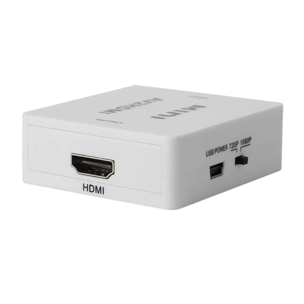 Универсальный мини 1080P AV к HDMI конвертер ANQ-M609 Профессиональный для ПК ноутбук планшет DVD HDTV