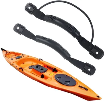 

Carry Kayak Handle Waterproof + Bungee Cord Accessories Kit Black Parts