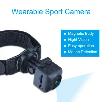 

720P HD Direct Recording Mini Cameras Action Camera Professional 120 Degrees Wide Angle Infrared Night Vision Security Camera