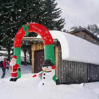 

Christmas Decorations Home Inflatable Arch Santa Claus Snowman Christmas Outdoors Ornaments Home Shop Decor Christmas New Year