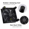 1 Set Gdstime 8cm 9cm 12cm 14cm 5V USB Router Fan TV Box Cooler 80mm 92mm 120mm 140mm Cooling W/Screws Filter Silent Desktop Fan ► Photo 2/6